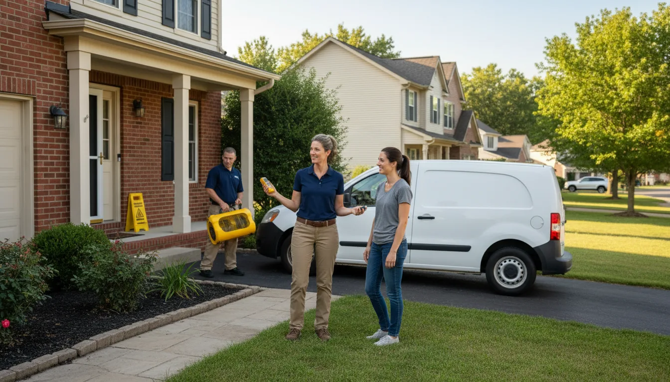 Water restoration image for Water Damage & Restoration Services in Uniopolis, OH